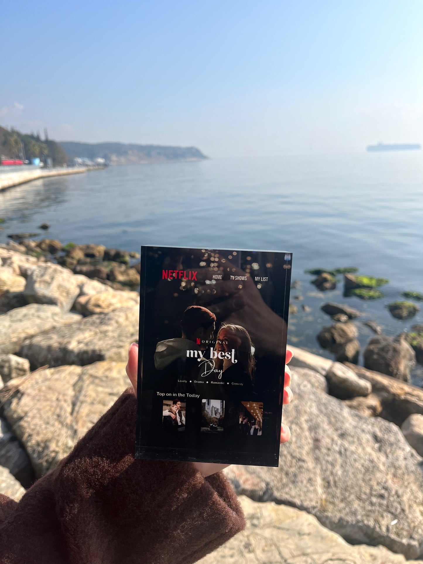 🎬 Kişiye Özel Netflix Temalı Anı Plaketi 🌟 Sizin Hikayeniz, Sizin Filminiz! 🍿