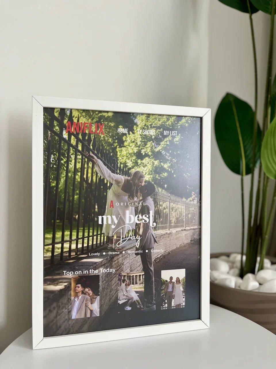 🌟 Kişiye Özel Netflix Temalı Duvar Tablosu 🎬