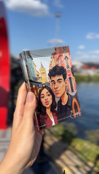 📸 Bir Fotoğraf, 😄 Bin Gülüş – ✍️ Karikatür Çift Portresi 💑🖼️