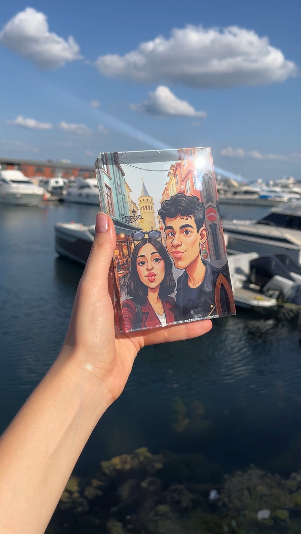 📸 Bir Fotoğraf, 😄 Bin Gülüş – ✍️ Karikatür Çift Portresi 💑🖼️