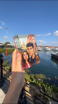 📸 Bir Fotoğraf, 😄 Bin Gülüş – ✍️ Karikatür Çift Portresi 💑🖼️