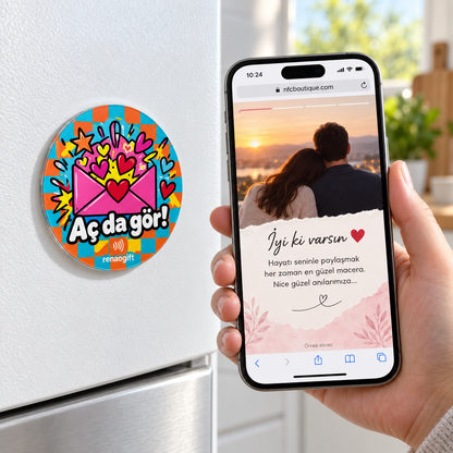 Aç da Gör! – Mesajlı Magnet