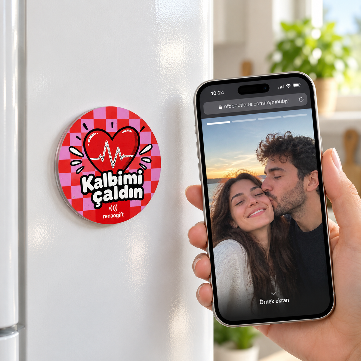 Kalbimi Çaldın – Sevgiliye Hediye Magnet