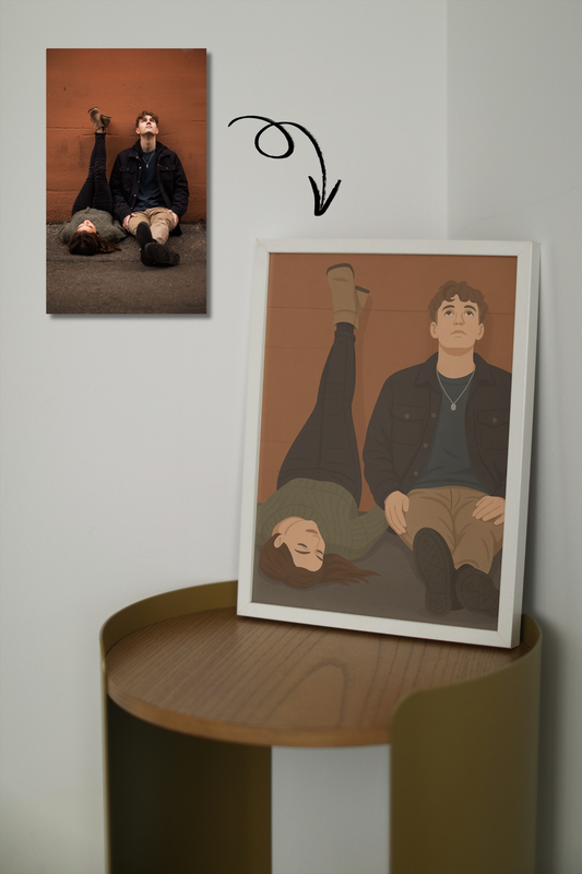 Aşkınızın Çizgi Versiyonu 🎨💛🖼️